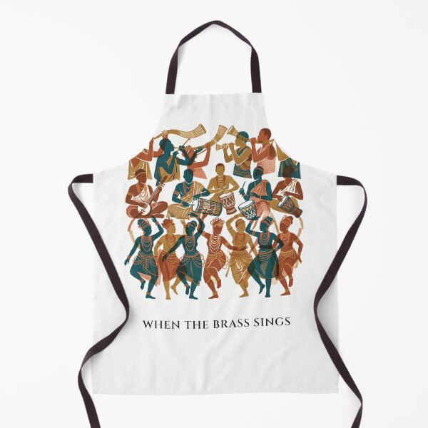 Item preview, Benin Court Musicians Risograph designed and sold by A3eEcosystem.
