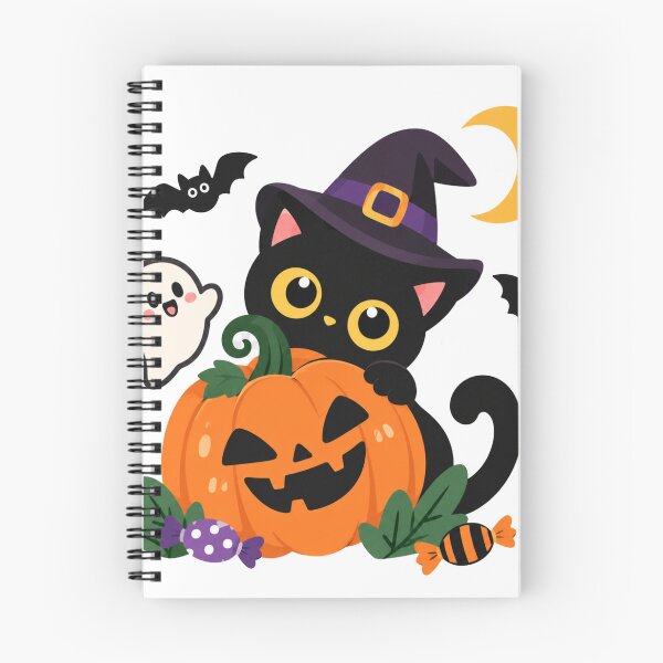 Item preview, Spooky Pumpkin Cat designed and sold by meesara.