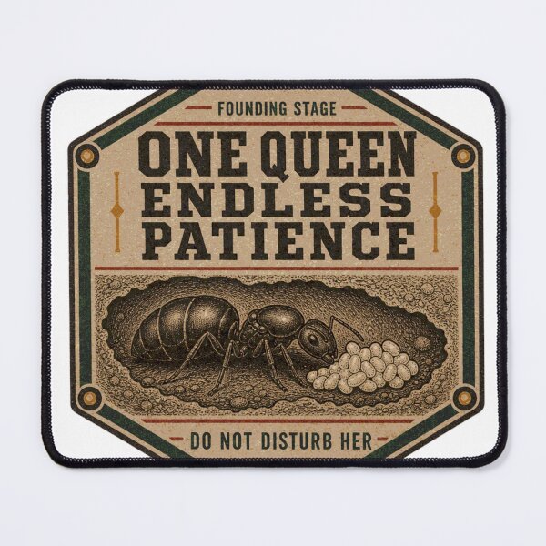 Item preview, One Queen Endless Patience Founding Phase Badge designed and sold by BoosterShop.