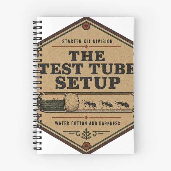 Item preview, The Test Tube Setup Ant Keeping Starter Badge designed and sold by BoosterShop.