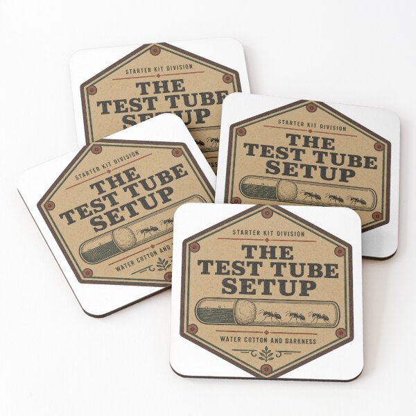 Item preview, The Test Tube Setup Ant Keeping Starter Badge designed and sold by BoosterShop.