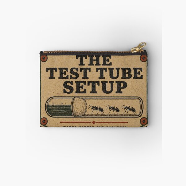 Item preview, The Test Tube Setup Ant Keeping Starter Badge designed and sold by BoosterShop.