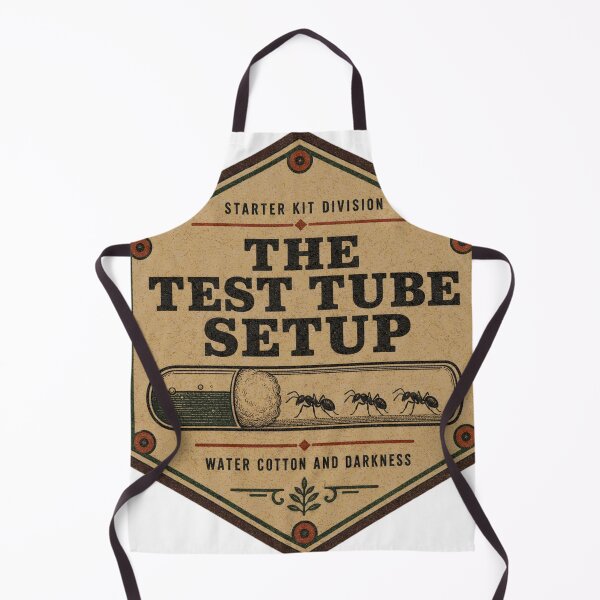 Item preview, The Test Tube Setup Ant Keeping Starter Badge designed and sold by BoosterShop.