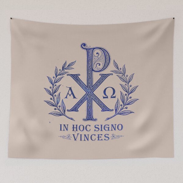 Item preview, In Hoc Signo Vinces - Vintage Blue designed and sold by Lidra Zehcnas.