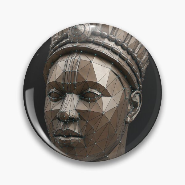 Item preview, Ife Bronze Head Low Poly designed and sold by A3eEcosystem.