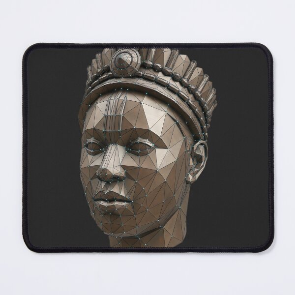 Item preview, Ife Bronze Head Low Poly designed and sold by A3eEcosystem.