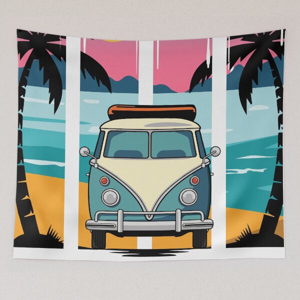 Item preview, Beach Vibes - Retro Sunset designed and sold by Marshallamoakohene.