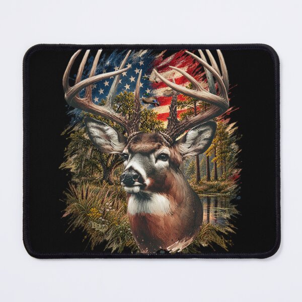 Item preview, Americana Whitetail Buck Hunting designed and sold by LifeCrush.