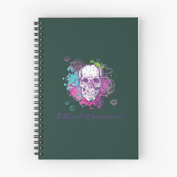 Item preview, Biblical Womanhood with a Skull, Flowers, and Hearts. Gift for Her designed and sold by DecorHomeGifts.