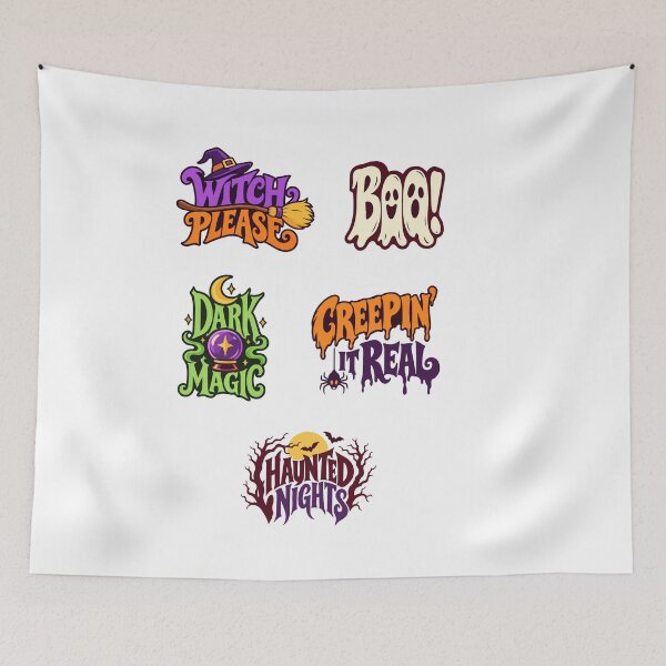 Item preview, Funny Halloween Sayings – Witch Please and Creepin’ It Real designed and sold by AliveStyle.
