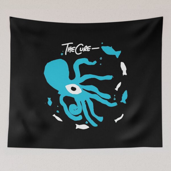 Item preview, The Cures Robert Smiths Cartoon Gothic Rock Band designed and sold by QuirkNestArt.