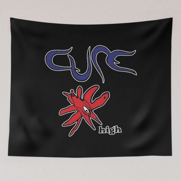 Item preview, The Cures Robert Smiths Cartoon Gothic Rock Band designed and sold by QuirkNestArt.