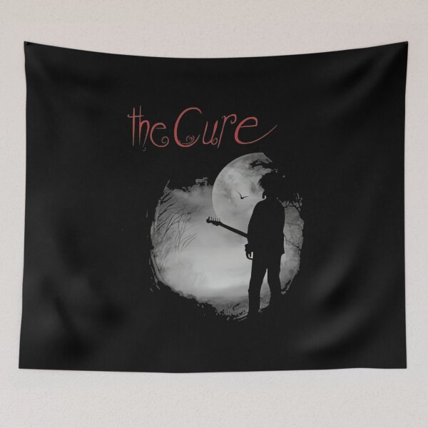 Item preview, The Cures Robert Smiths Cartoon Gothic Rock Band designed and sold by QuirkNestArt.