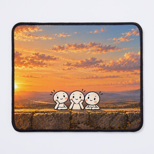 Item preview, Cute Friends Watching Sunset designed and sold by Qenlo.