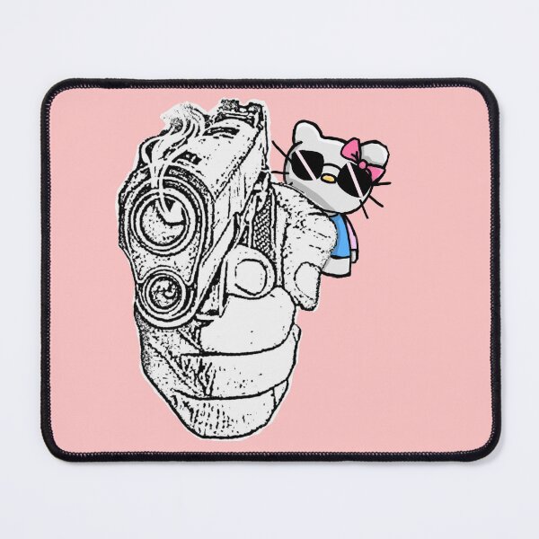 Item preview, Hello Kitty holding a Nerf designed and sold by Sea Biscuit.