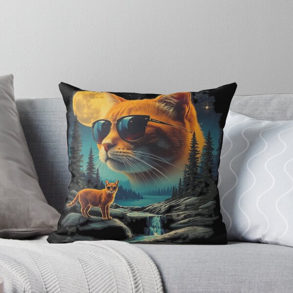 Item preview, Tabby cat with sunglasses 90s wildlife designed and sold by aponwao.