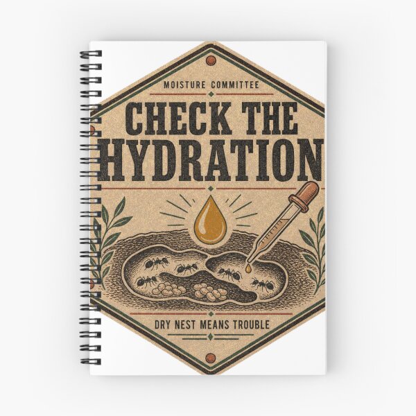 Item preview, Check the Hydration Ant Nest Care Badge designed and sold by BoosterShop.