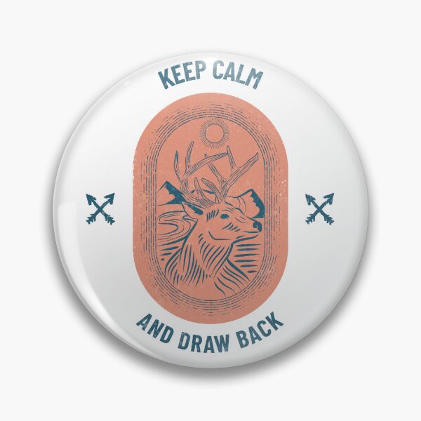Item preview, Keep Calm And Draw Back designed and sold by piercedgirl13.