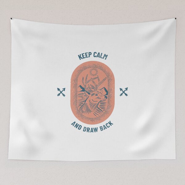 Item preview, Keep Calm And Draw Back designed and sold by piercedgirl13.