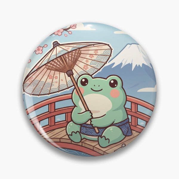 Item preview, Happy frog in Japan designed and sold by SoraPetals.