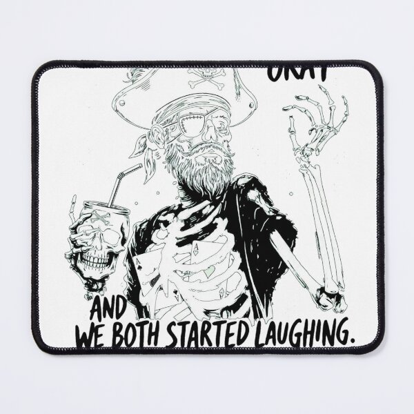 Item preview,  I Asked Myself If I'm Okay Skeleton Pirate | Funny Dark Humor Mental Health designed and sold by inkfluenceart.