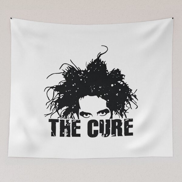 Item preview, The Cures Robert Smiths Cartoon Gothic Rock Band designed and sold by QuirkNestArt.