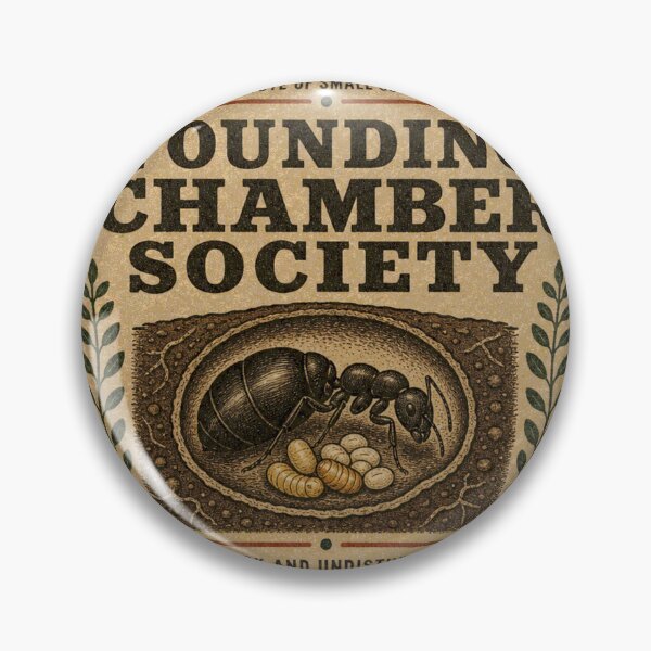 Item preview, Founding Chamber Society Myrmecology Badge designed and sold by BoosterShop.
