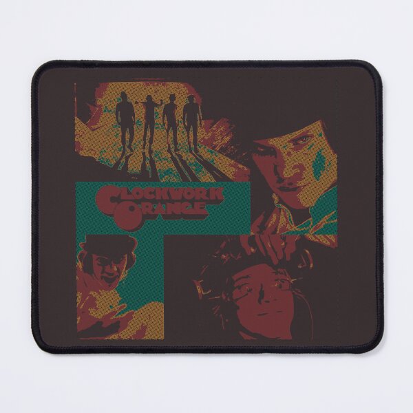 Artikelvorschau, Ein Clockwork Orange (und Türkis und Rot) Fan Pop-Art Collage entworfen und verkauft von Cathedral of Curiosity.