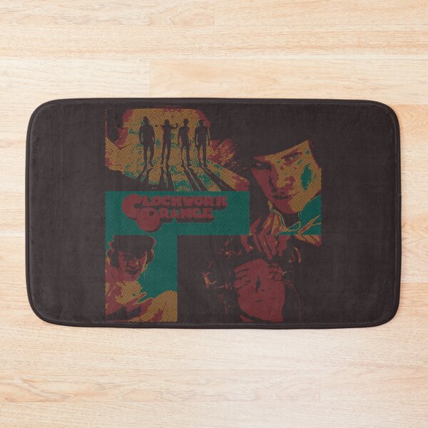 Item preview, A Clockwork Orange (and Turquois and Red) Fan Pop- Art Collage designed and sold by Cathedral of Curiosity.