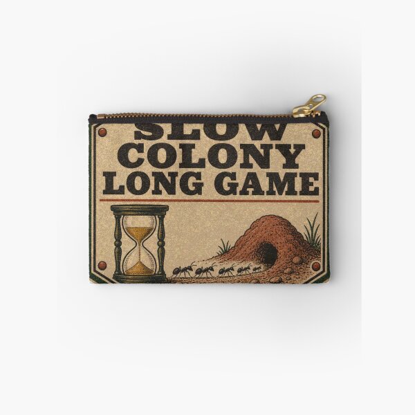 Item preview, Slow Colony Long Game Patience Badge Ants designed and sold by BoosterShop.