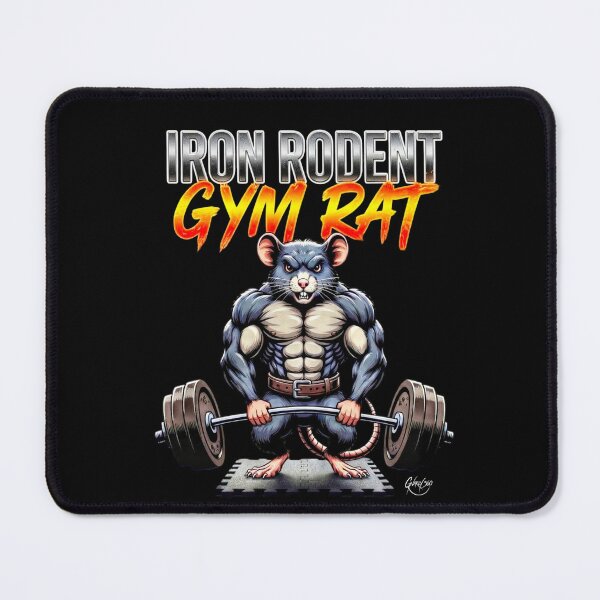 Item preview, IRON RODENT: Gym Rat designed and sold by Gnarly360.
