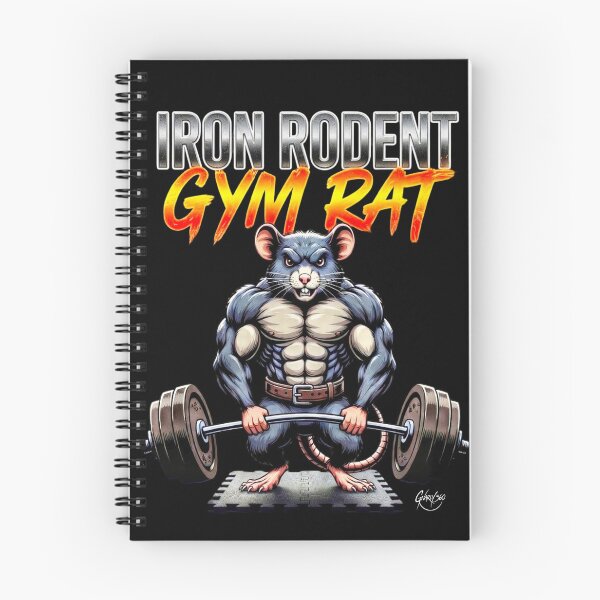 Item preview, IRON RODENT: Gym Rat designed and sold by Gnarly360.