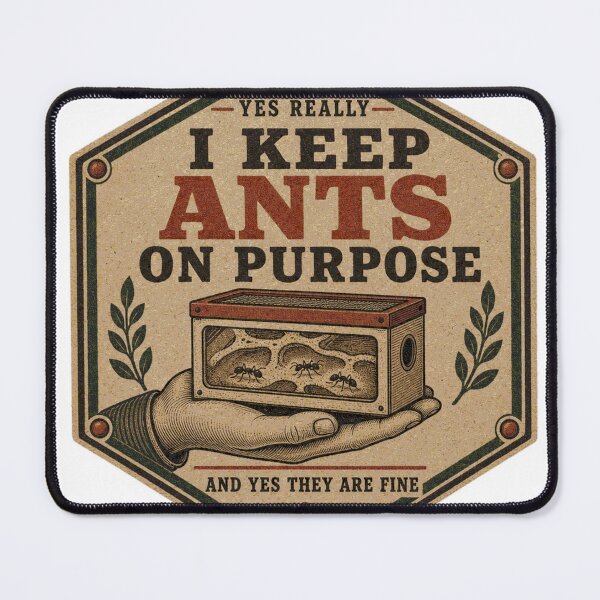 Item preview, I Keep Ants On Purpose Funny Ant Badge designed and sold by BoosterShop.