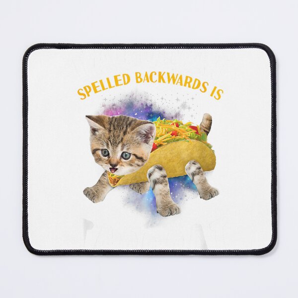 Item preview, Tacocat Spelled Backward is Tacocat Cat and Taco Lover T-Shirt designed and sold by E-Capoeira shop.