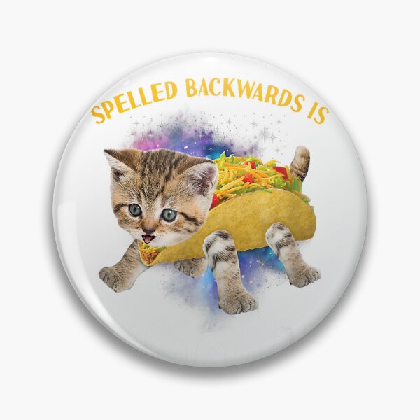 Item preview, Tacocat Spelled Backward is Tacocat Cat and Taco Lover T-Shirt designed and sold by E-Capoeira shop.
