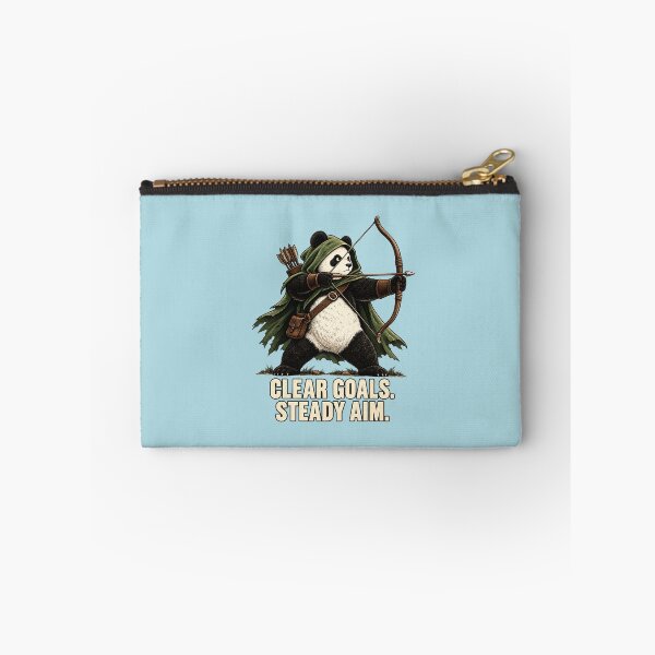 Item preview, Clear Goals, Steady Aim – Panda Archer T-Shirt for Dream Chasers designed and sold by NinaCreator.