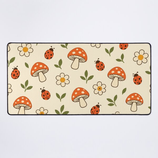 Item preview, Garden Groovy — lady bug and mushroom Simple Garden Pattern designed and sold by Julie Leisure Gardening.