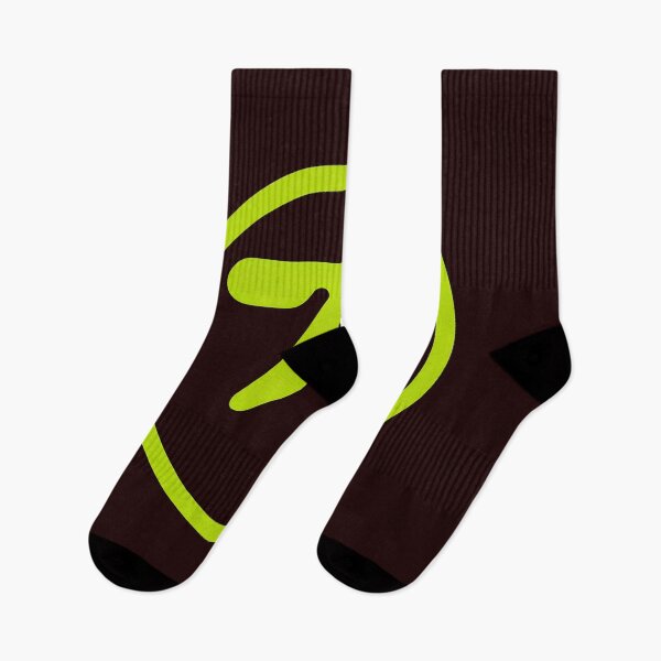 Item preview, Lime Green Abstract Logo Icon Black designed and sold by Doublettadraw.