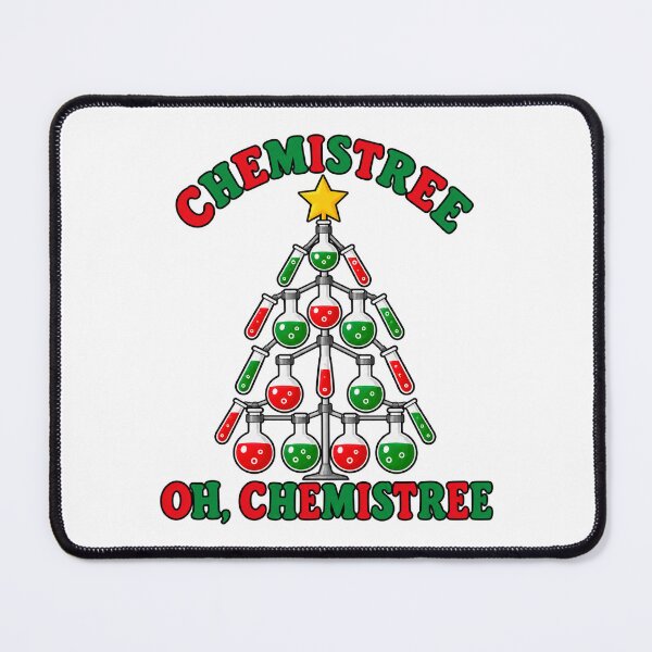 Item preview, Chemistry Christmas Tree with Colorful Lab Flasks designed and sold by skyartdesign.