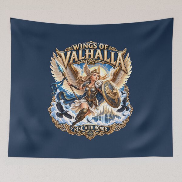 Item preview, Wings of Valhalla Rise With Honor designed and sold by M. Mamdouh Artworks.