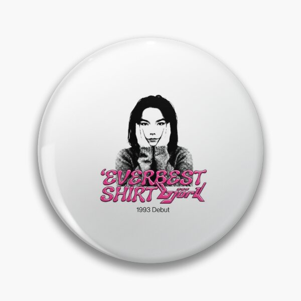 Item preview, Bjork Debut 1993 - Everbest Shirt Pink Retro Portrait designed and sold by DorkStarMedia.