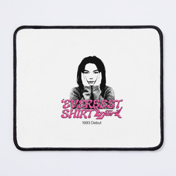 Item preview, Bjork Debut 1993 - Everbest Shirt Pink Retro Portrait designed and sold by DorkStarMedia.