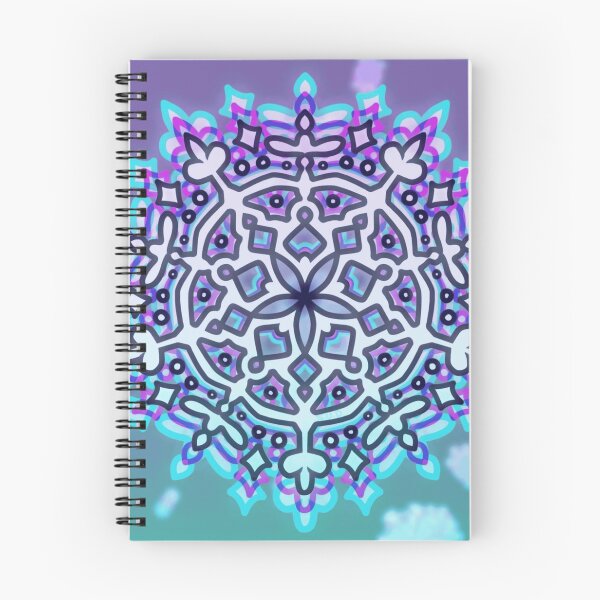 Item preview, Pastel Cyber Glitch Geometric Mandala Pattern designed and sold by Neon-Mirage.