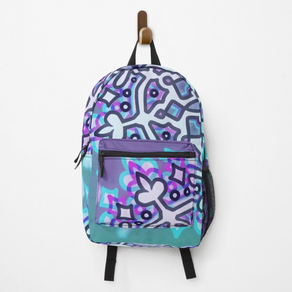 Item preview, Pastel Cyber Glitch Geometric Mandala Pattern designed and sold by Neon-Mirage.