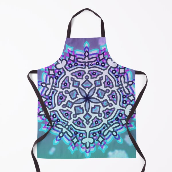 Item preview, Pastel Cyber Glitch Geometric Mandala Pattern designed and sold by Neon-Mirage.