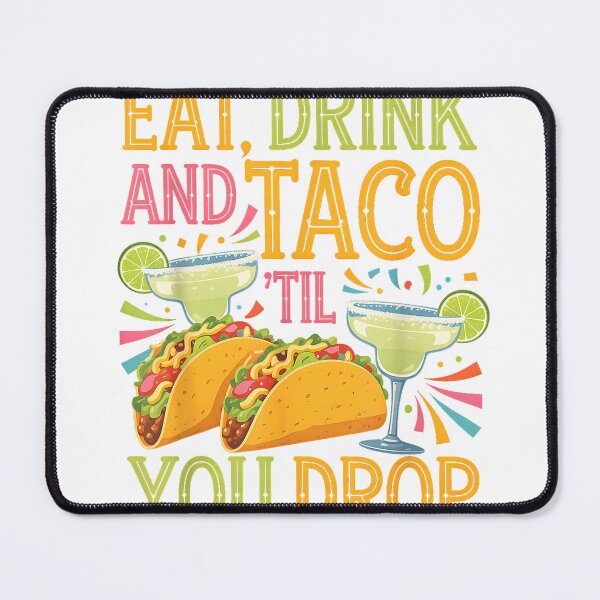 Item preview, Tacos and Tequila Mexican Party Taco Lover T-Shirt designed and sold by KeathyArt.