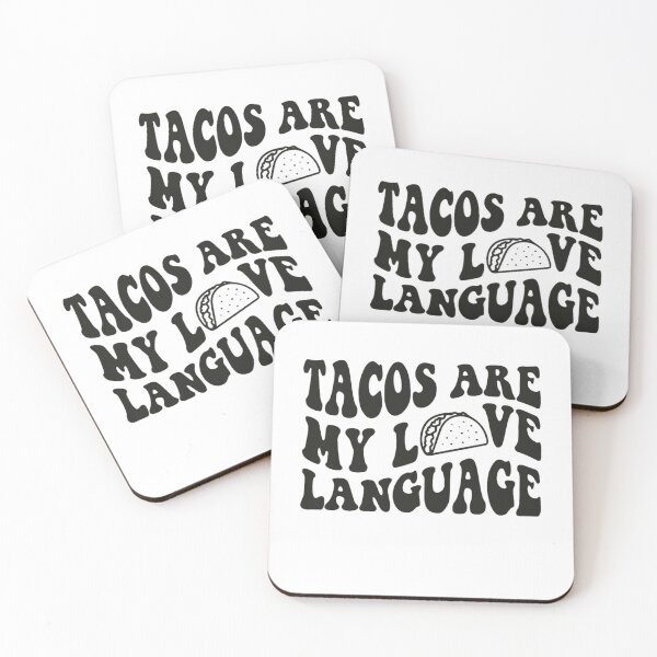 Item preview, Tacos Are My Love Language Funny Taco Lover Valentine Food Premium T-Shirt designed and sold by HugsPlusCoffee.