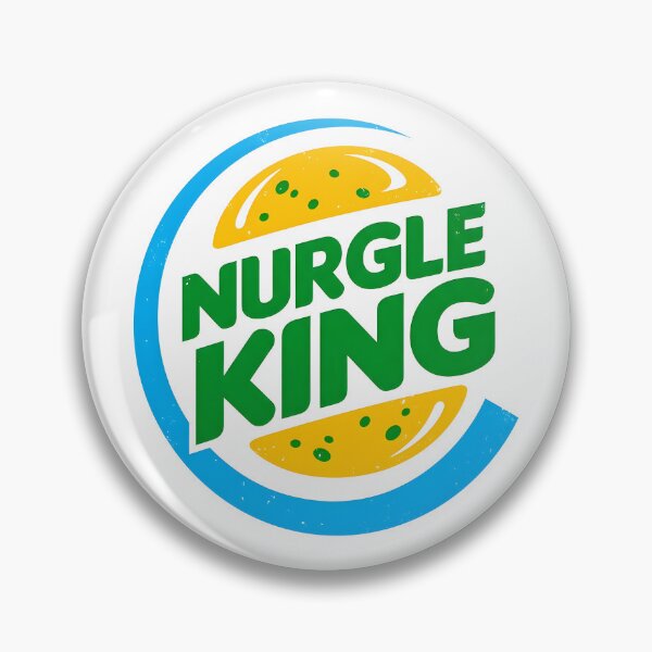 Item preview, Nurgle King - Warhammer 40K Chaos Fast Food Parody Logo Art designed and sold by BravenBold.