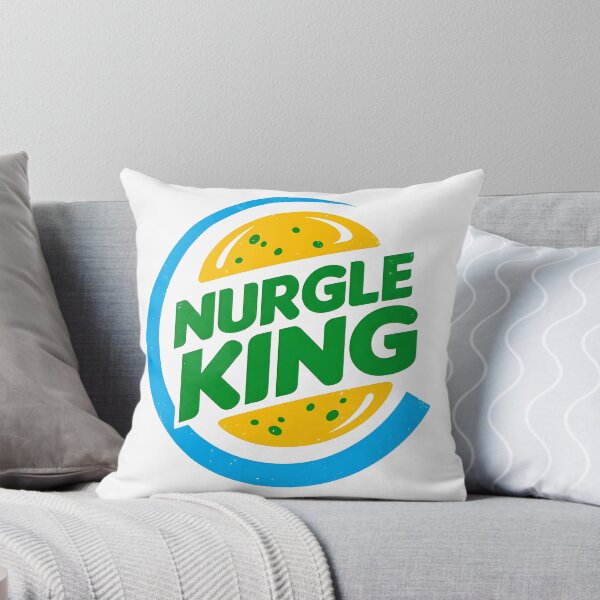 Item preview, Nurgle King - Warhammer 40K Chaos Fast Food Parody Logo Art designed and sold by BravenBold.