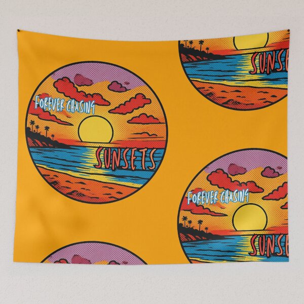 Item preview, Forever Chasing Sunsets Pop Art Beach designed and sold by CaribbeanSoul868.